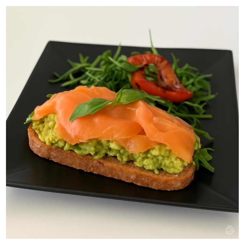 Lachs Rucola Avocado Frischkäse