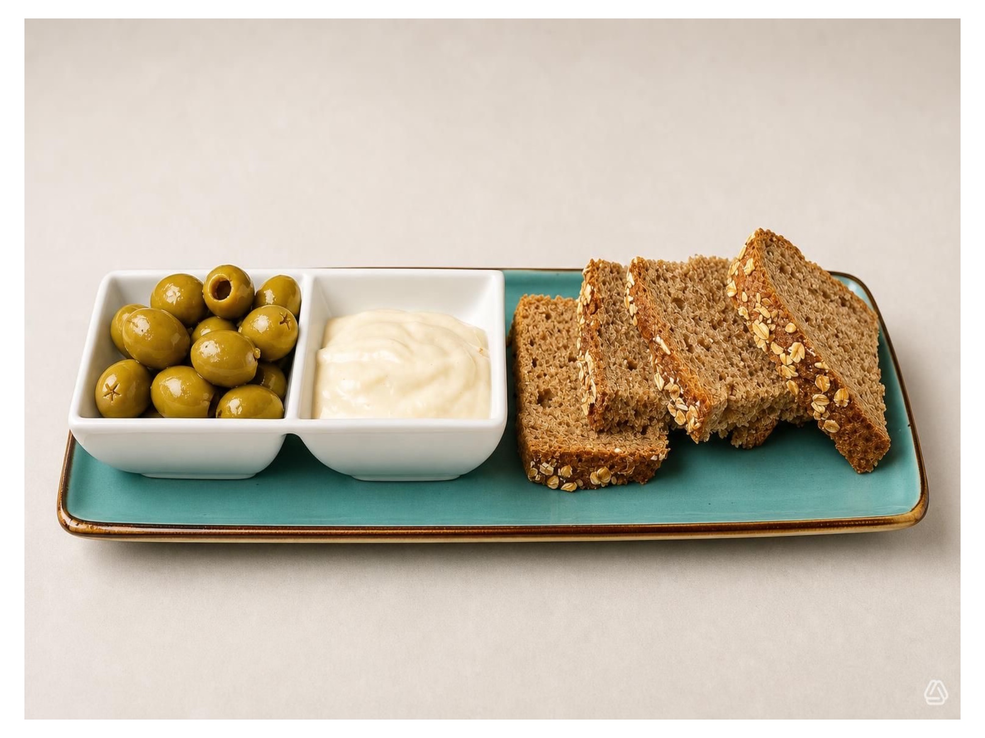 Aioli, Oliven und Brot