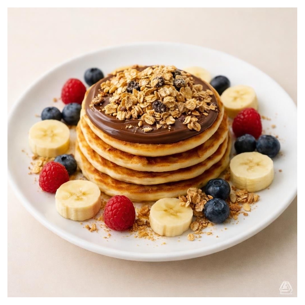 Nutella, Müsli , Obst