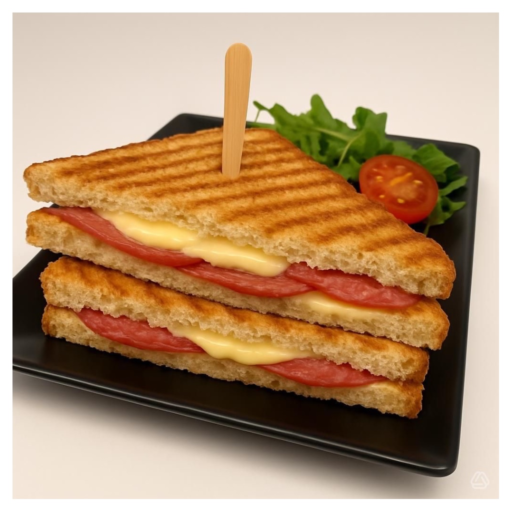 Salami Käse Rucola Tomate