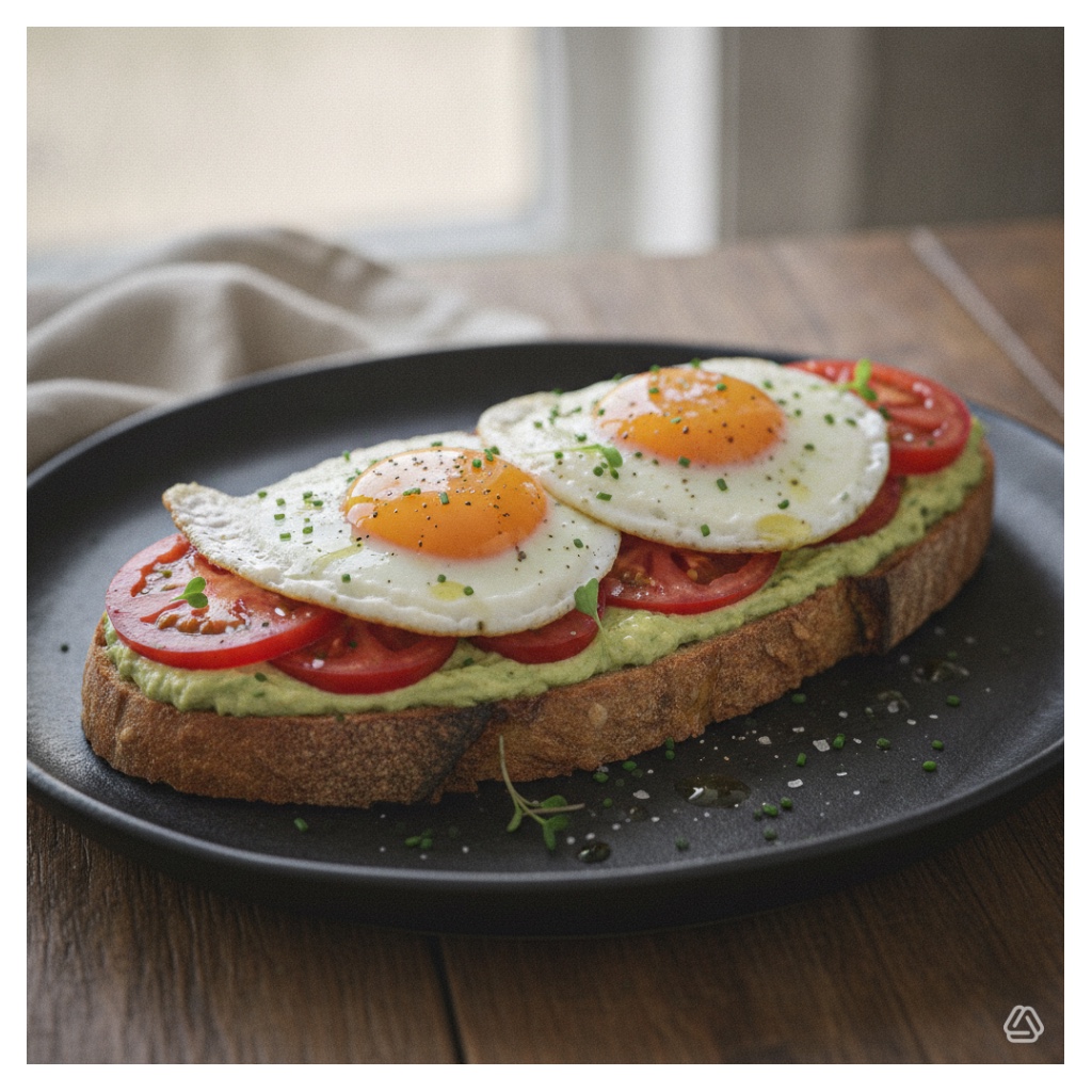 Avocado Tomate 2 Spiegeleier